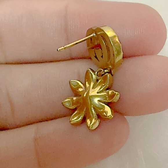 Gucci vintage sunflower earrings - Picture 5 of 8